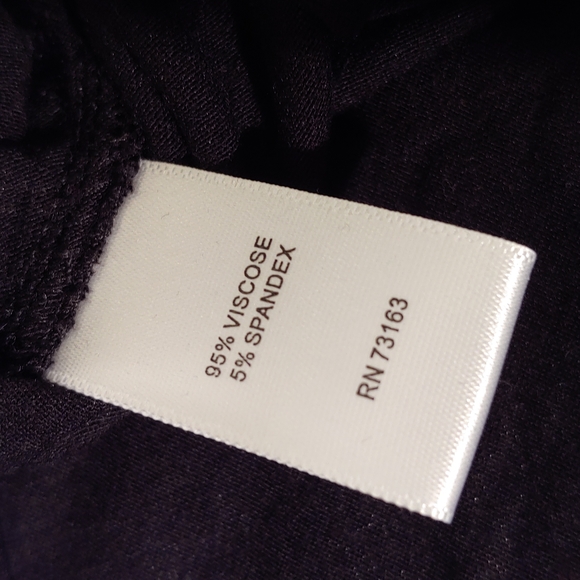 Cupio black three quarter sleeve top size Small - Picture 7 of 11